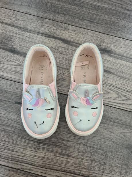 Metalické tenisky jednorožec, primark,25