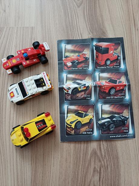 Lego formula, auta, 