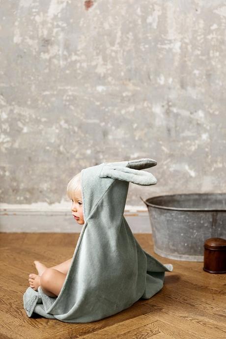 Osuška s kapucňouhooded towel mineral green,