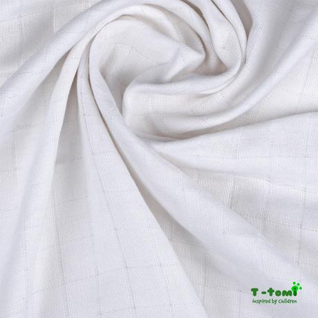 Bambusová plienková osuška 80 x 100cm biela,