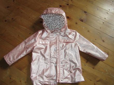 Pogumovaná metalická bundička, primark,92