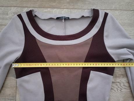 Šaty hnedých odtieňov, xs