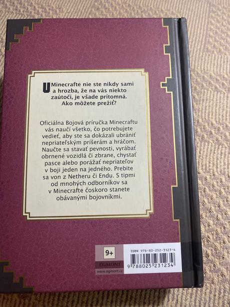 Minecraft bojová príručka mojang,