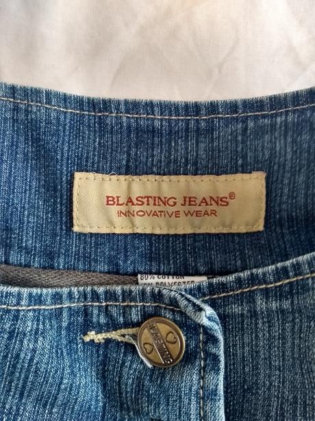 Krátka rifľová suknička, blue base,170