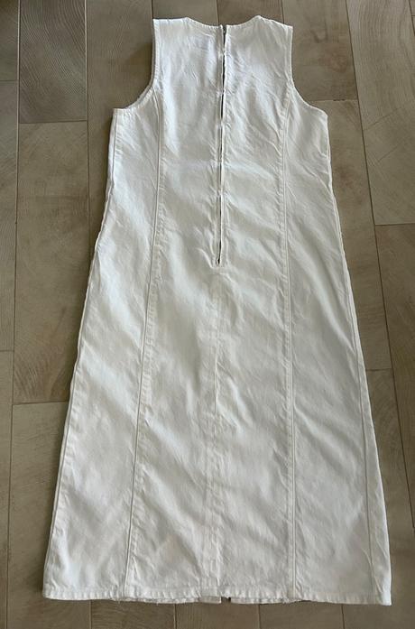 Biele riflové šaty zara, zara,l