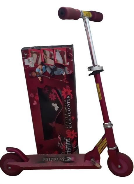 Fialova kolobezka od 6r.+orig.krabica, 