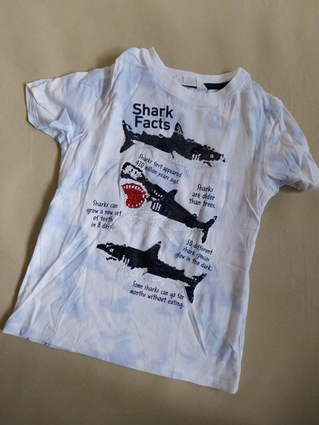 Tricko žralok, h&m,122