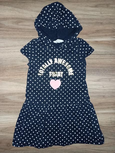 Bodkované šaty 122/128, h&m,122