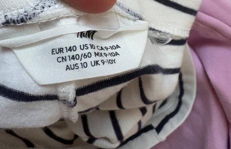 3/4 legíny h&m 140 2ks, h&m,140