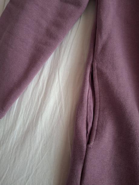 Dlhá tepláková mikina s vreckami, zara,s