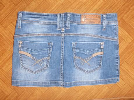 Riflová sukňa, stradivarius,36