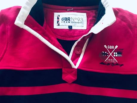 Dámska rugby/jachtárska mikina crew clothing co., l