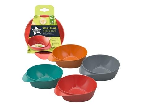 Tommee tippee misky na papanie 6m+, 4 ks,