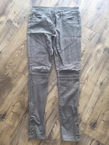 Khaki nohavice, denim,34