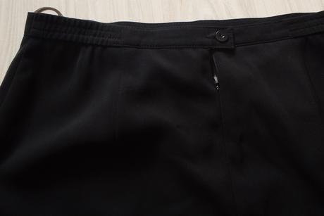 Dámska dlhá čierna elegantná sukňa, v. l/xl, xl