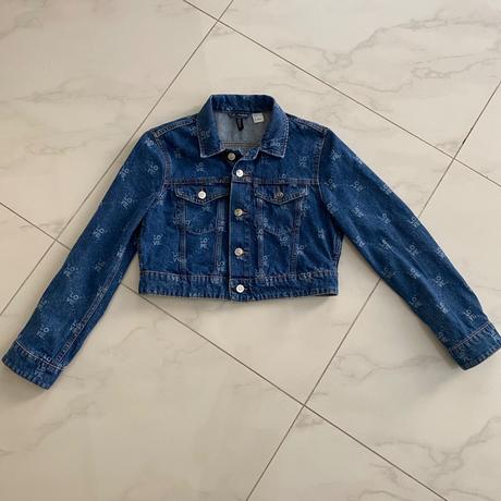 Crop rifľovka love, h&m,34