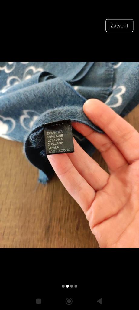 Dámsky široký šál, 