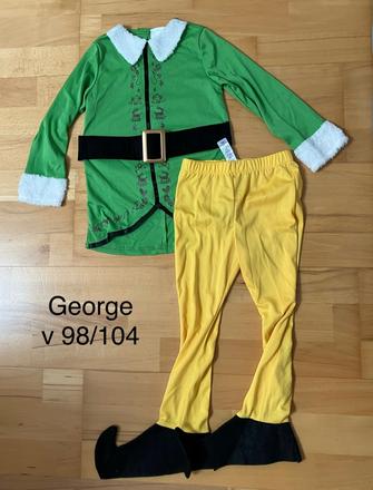 Karnevalový kostým elf, george, v 98/104, 