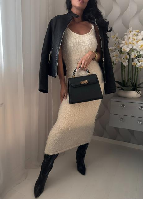 Zara - teplučké smotanové šaty, zara,s