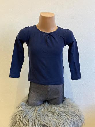 Dievčenské tričko tmavomodré h&m (2-4 r.), h&m,98