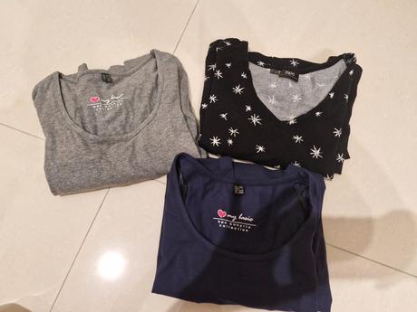 Tri dlhé tričká, bonprix,s