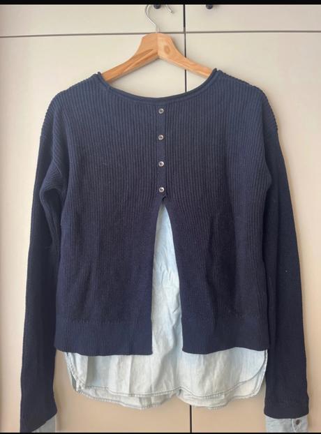 Svetrik s bluzkou, esprit,xs