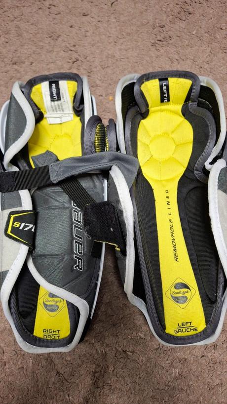 Lakťové  a holenné chrániče bauer supreme s170, bauer,l