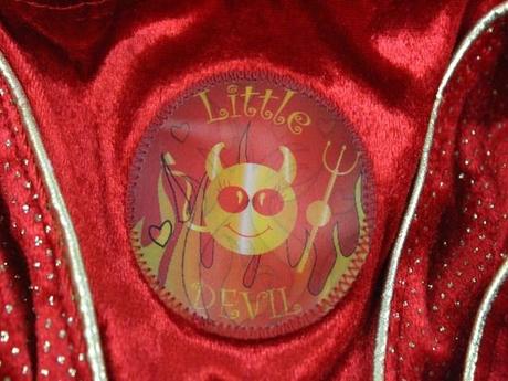 Šaty "malý čertík" veľ. 1-2 roky a, 
