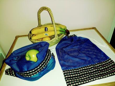 Sieťkové vrecká na potraviny, 