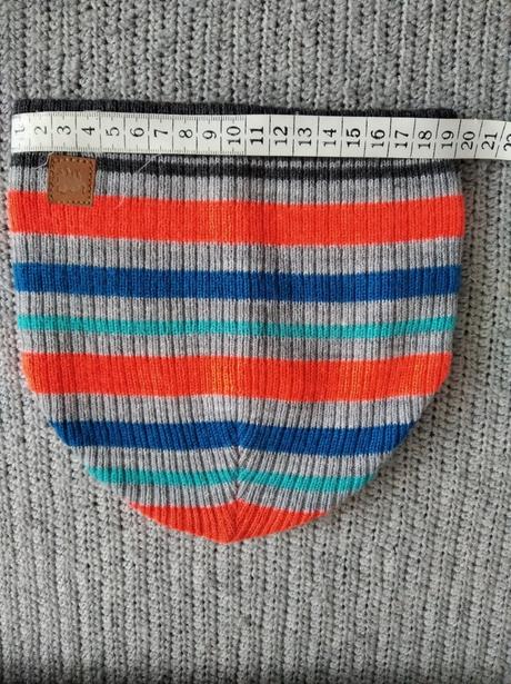 Čiapka s reflexnými pásikmi - veľ. 104/110, f&f,104