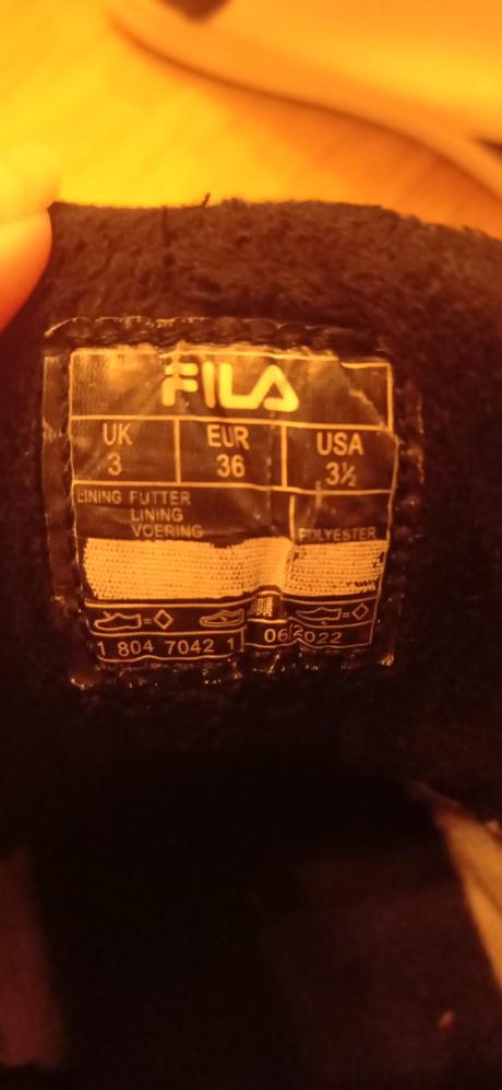 Fila zateplené tenisky, fila,36