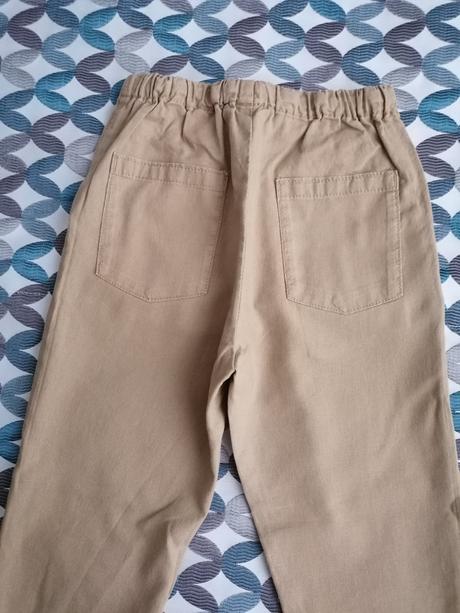 2x ľanové nohavice, next,122