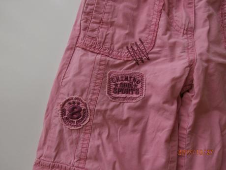 Nohavice 4-5 rokov podšité bavlnou, pretty girl,110