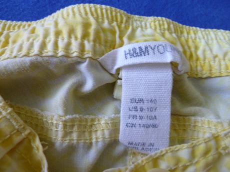 Dievčenské kraťasy, h&m,140