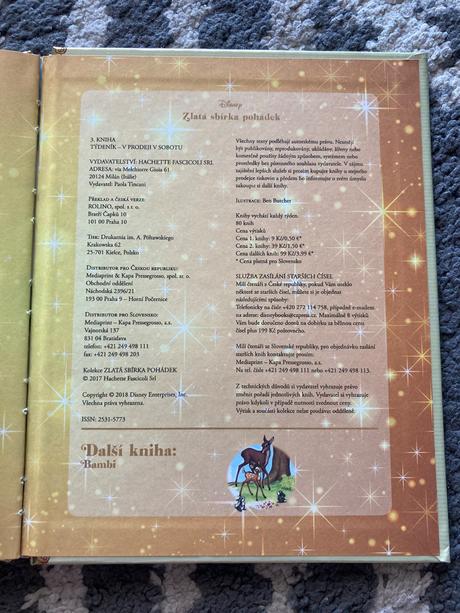 Kniha džunglí zlatá sbírka pohádek, 