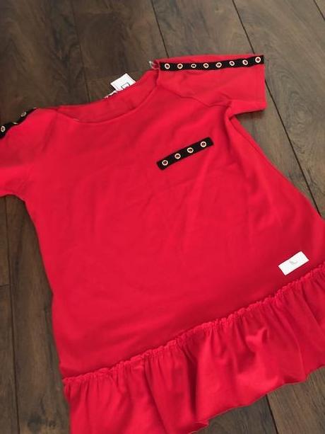 Dámske červené tričko, l