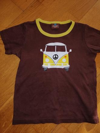 Hnedé bavlnene tričko, 98