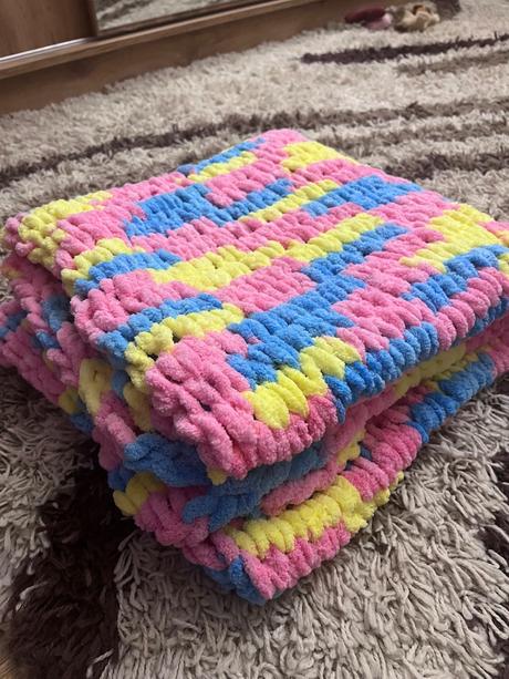 Deka macarons 135x70cm-ručná práca, 