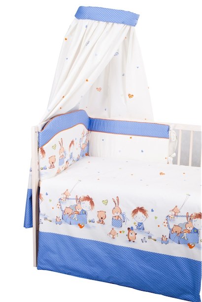 5 dielny posteľný set blanca, 100,130