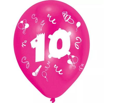 Balóny narodeniny 10r. (8ks) - skladom, dpa996584,
