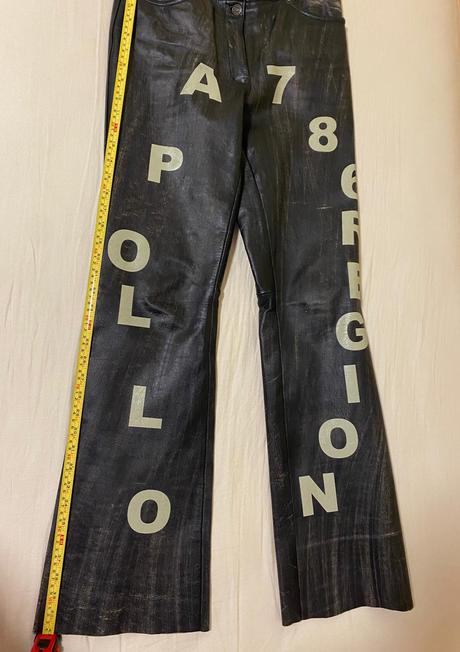 Kožené nohavice different, s