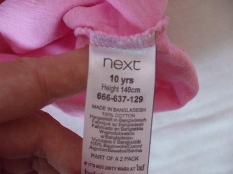 Tričko next s peknou aplikáciou, next,140