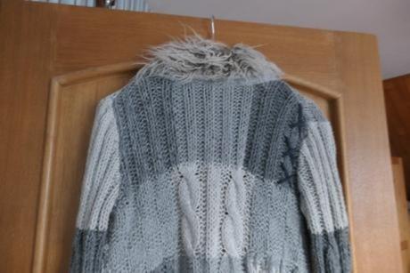 Desigual original krasny svetrovy kardigan s-l, desigual