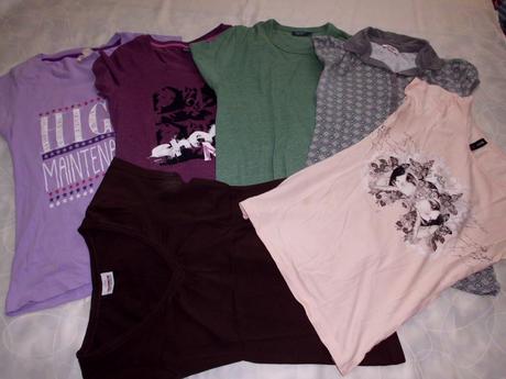 6 ks tričká s, takko,s