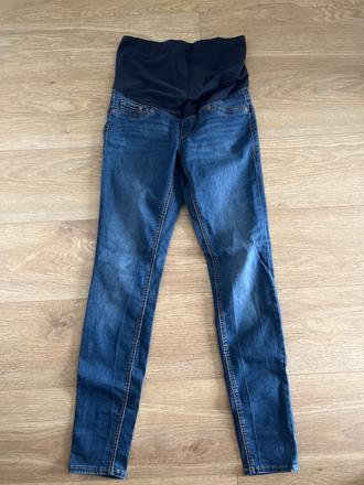 Tehotenske rifle super skinny, h&m,40