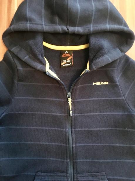 Chlapčenská športová mikinka/bunda zn.head, 128