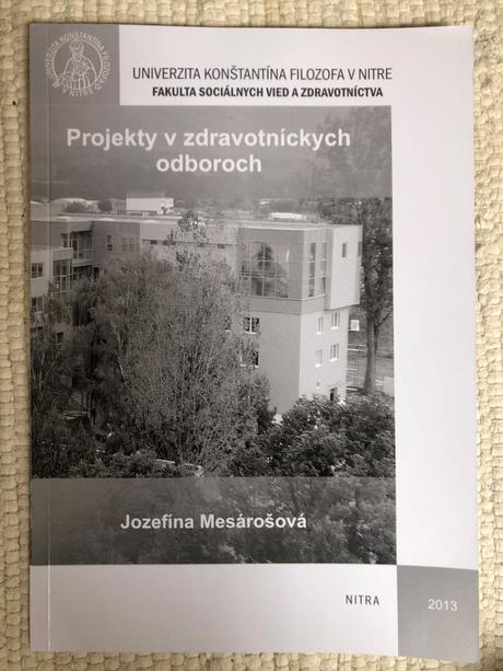 Učebnica/ kniha projekty v zdravotníckych odboroch, 