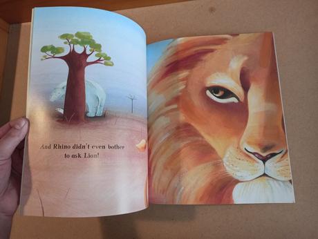 Rhino's great big itch,