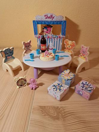 Barbie shelly surprise birthday playset, 