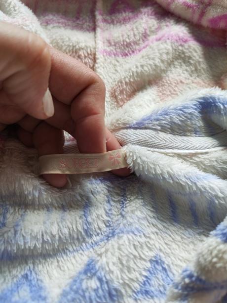 Plyšové pončo sorbet, m